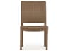 Watermark Living Quick Ship Seaside Wicker Outdoor Dining Side Chair