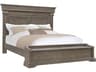 Pulaski Madison Ridge Brown Natural Bark Rubberwood Wood King Panel Bed