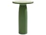 Qeeboo Outdoor Toto Balsam Green Recycled Plastic Round Bar Table