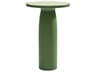 Qeeboo Outdoor Toto Balsam Green Recycled Plastic Round Bar Table