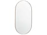 Quorum Gold Oval Capsule Wall Mirror