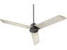 Quorum Trio Textured Black 60" Ceiling Fan