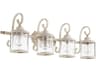 Quorum San Miguel 4-Light Persian White Glass Vanity Light