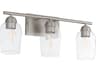 Quorum Wallinger 3-Light Satin Nickel Vanity Light