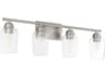Quorum Wallinger 4-Light Satin Nickel Vanity Light