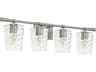Quorum Goodwin 4-Light Satin Nickel Vanity Light