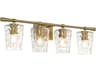 Quorum Goodwin 4-Light Satin Nickel Vanity Light