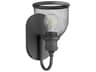 Quorum Omni 1-Light Noir Black Wall Sconce