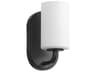 Quorum Rutherford 1-Light Matte Black Wall Sconce