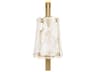 Quorum Prestige 1-Light Aged Brass Wall Sconce