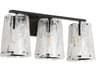Quorum Prestige 3-Light Matte Black Vanity Light