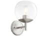 Quorum Lyon 1-Light Satin Nickel Wall Sconce