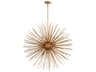 Quorum Electra 10-Light Gold Leaf Sputnik Pendant