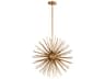 Quorum Electra 8-Light Gold Leaf Sputnik Pendant