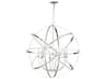 Quorum Celeste 8-Light Polished Nickel Candelabra Round Chandelier
