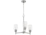 Quorum Wallinger 3-Light Satin Nickel Chandelier