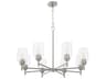 Quorum Wallinger 8-Light Satin Nickel Chandelier