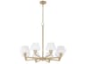Quorum Cassini 8-Light Aged Brass Chandelier