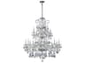 Quorum Bohemian Katerina 18-Light8-Light Chrome Crystal Candelabra Tiered Chandelier