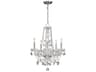 Quorum Bohemian Katerina 5-Light Chrome Crystal Candelabra Chandelier