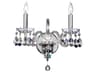 Quorum Bohemian Katerina 2-Light Chrome Crystal Wall Sconce