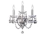 Quorum Bohemian Katerina 3-Light Chrome Crystal Wall Sconce
