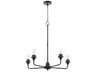 Quorum Raymond 5-Light Matte Black Chandelier