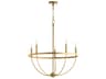 Quorum Tribute 5-Light Aged Brass Candelabra Chandelier