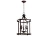 Quorum Lancaster 5-Light Oiled Bronze Pendant