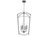Quorum Mantle 4-Light Matte Black Pendant