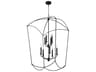 Quorum Mantle 9-Light Matte Black Pendant
