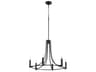 Quorum Olympus 6-Light Noir Black Candelabra Chandelier