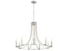 Quorum Olympus 9-Light Satin Nickel Candelabra Chandelier