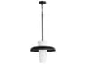 Quorum Mallory 1-Light Matte Black Pendant