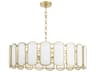 Quorum Belleview 8-Light Aged Brass Pendant
