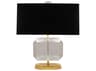 Robert Abbey Jacqueline Modern Brass Clear Crystal Table Lamp