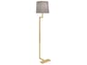 Robert Abbey Doughnut Natural Brass Floor Lamp