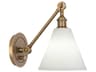 Robert Abbey Alloy 1-Light Warm Brass Swing Wall Sconce