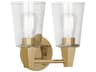 Robert Abbey Wheatley 2-Light Modern Brass Vanity Light