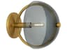 Robert Abbey Mavisten Edition Copernica 1-Light Lacquered Burnished Brass Wall Sconce