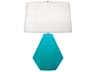 Robert Abbey Delta Egg Blue Glazed Table Lamp