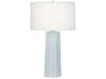 Robert Abbey Mason Baby Blue Glazed Buffet Lamp