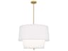Robert Abbey Decker 3-Light Ascot White Pendant