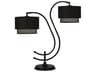 Robert Abbey Charlee Matte Black Powder Coat Buffet Lamp