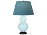 Robert Abbey Double Gourd Baby Blue Glazed Buffet Lamp