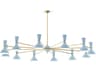 Robert Abbey Clare 12-Light Baby Blue Chandelier