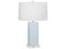 Robert Abbey Harvey Baby Blue Glazed Buffet Lamp