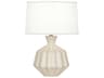 Robert Abbey Orion Bone Glazed Off White Table Lamp