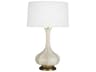 Robert Abbey Pike Bone Glazed Off White Buffet Lamp