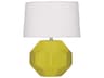 Robert Abbey Franklin Citron Glazed Yellow Table Lamp